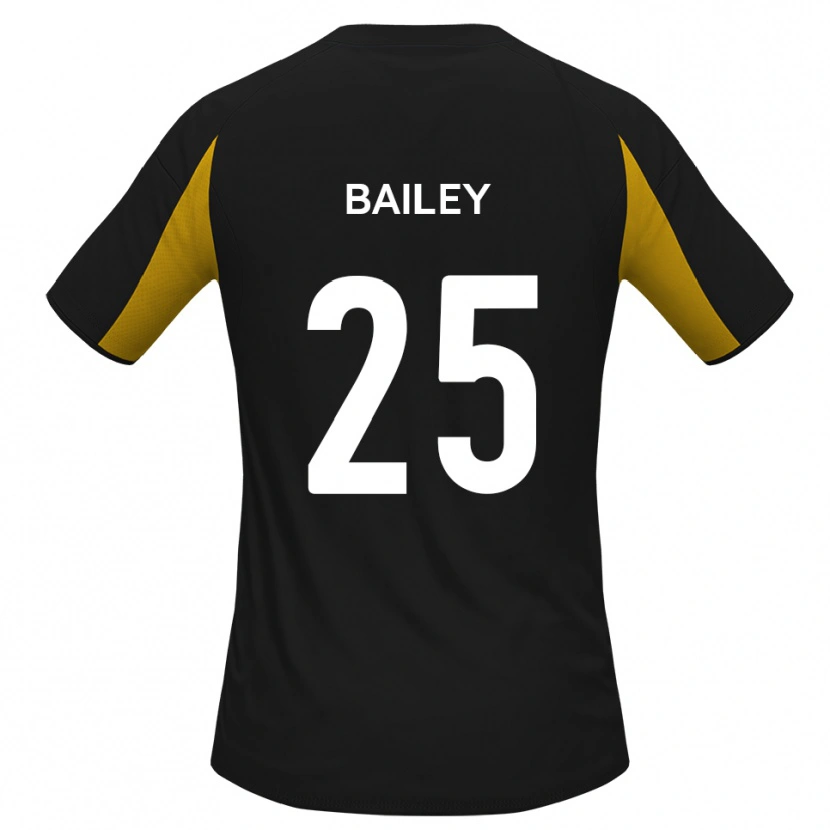 Danxen Kinder Joel Bailey #25 Schwarz Gelb Auswärtstrikot Trikot 2025/26 T-Shirt