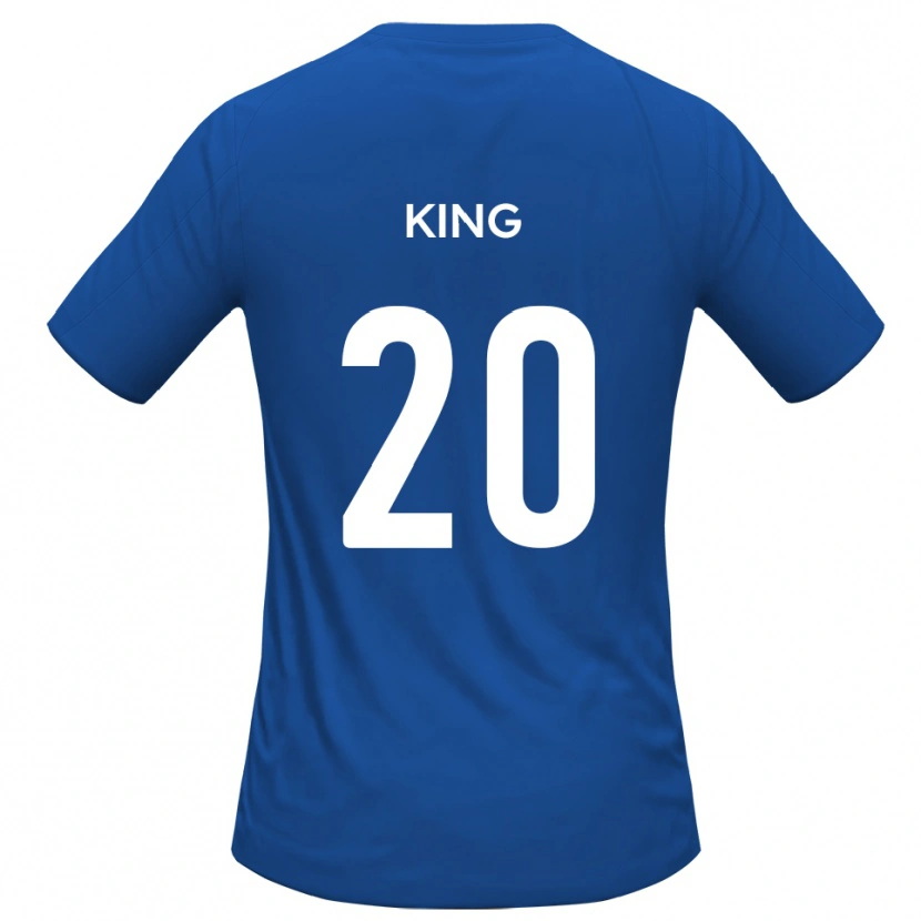 Danxen Kinder Jeff King #20 Himmelblau Auswärtstrikot Trikot 2025/26 T-Shirt