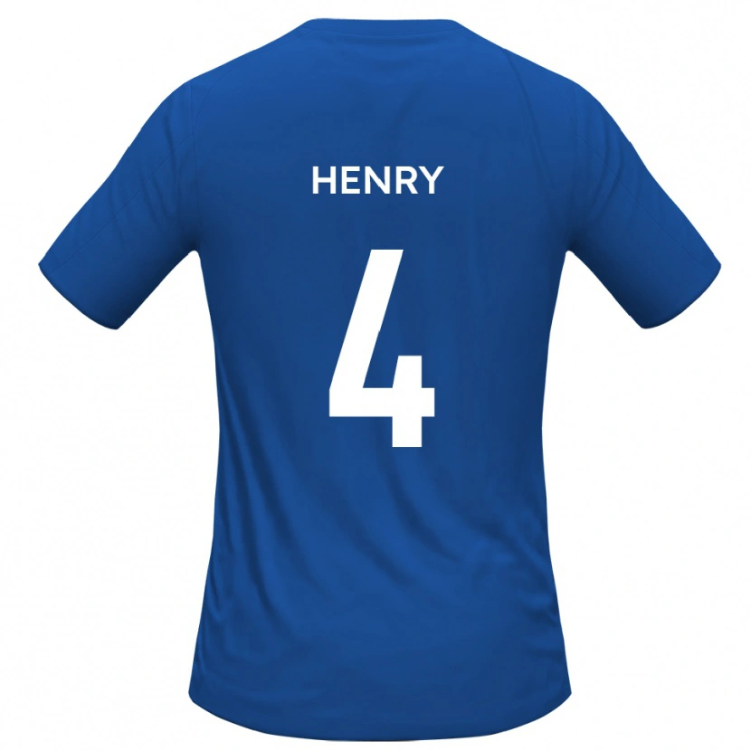 Danxen Kinder Aaron Henry #4 Himmelblau Auswärtstrikot Trikot 2025/26 T-Shirt
