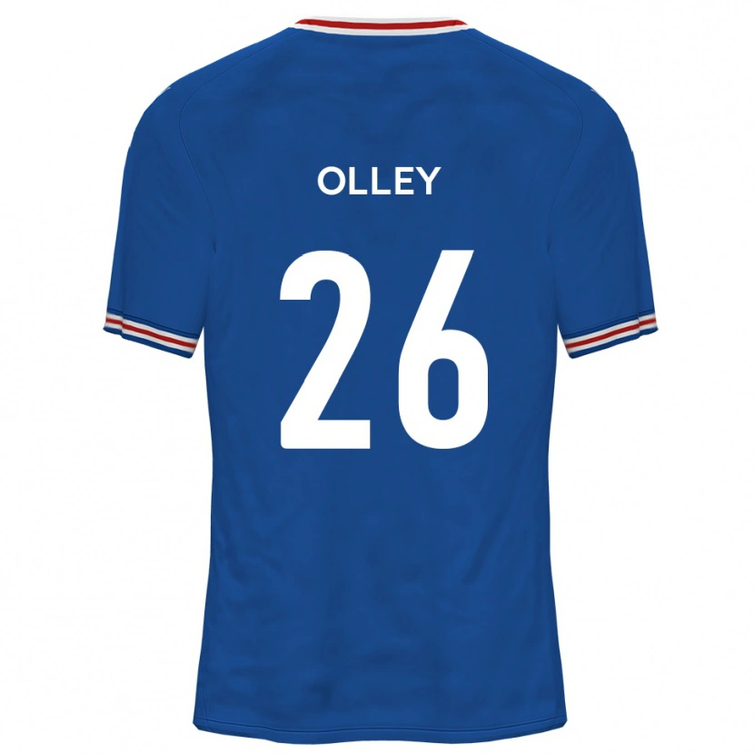 Danxen Kinder Greg Olley #26 Dodger Blau Auswärtstrikot Trikot 2025/26 T-Shirt