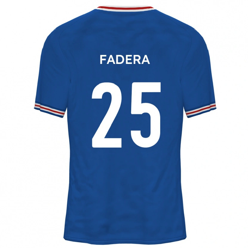 Danxen Kinder Mo Fadera #25 Dodger Blau Auswärtstrikot Trikot 2025/26 T-Shirt