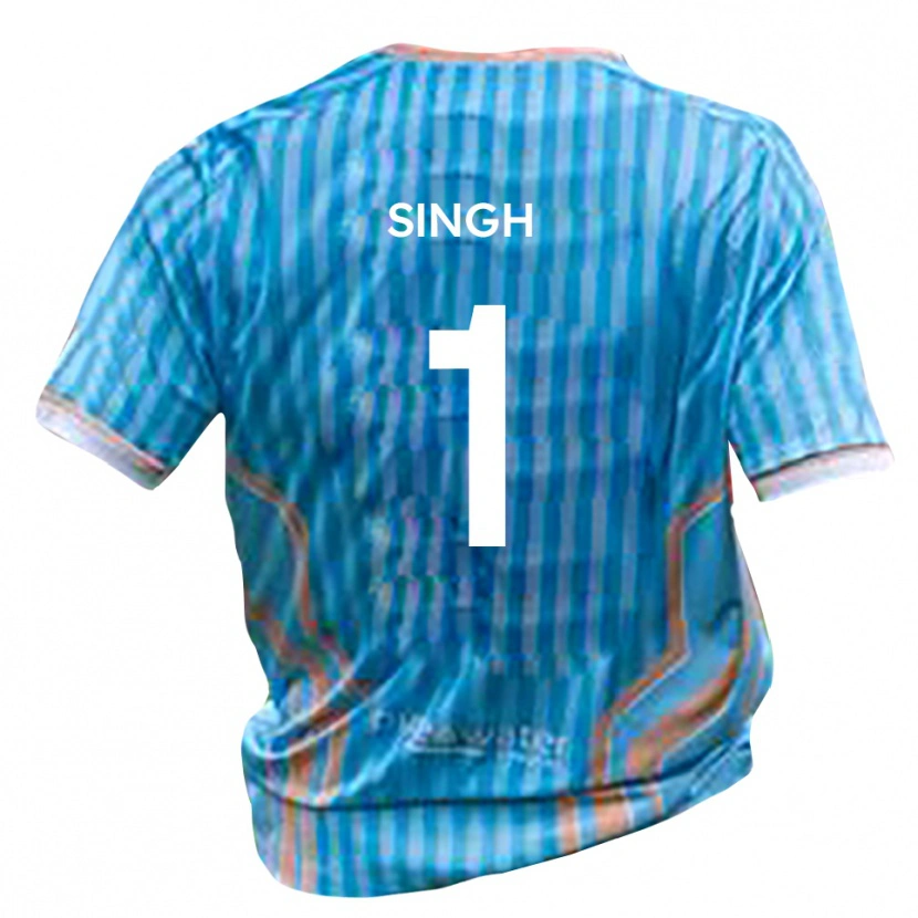 Danxen Kinder Jas Singh #1 Schwarz Gold Auswärtstrikot Trikot 2025/26 T-Shirt