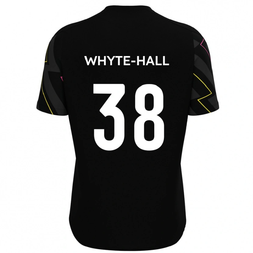 Danxen Kinder Szhem Whyte-Hall #38 Schwarz Grau Auswärtstrikot Trikot 2025/26 T-Shirt