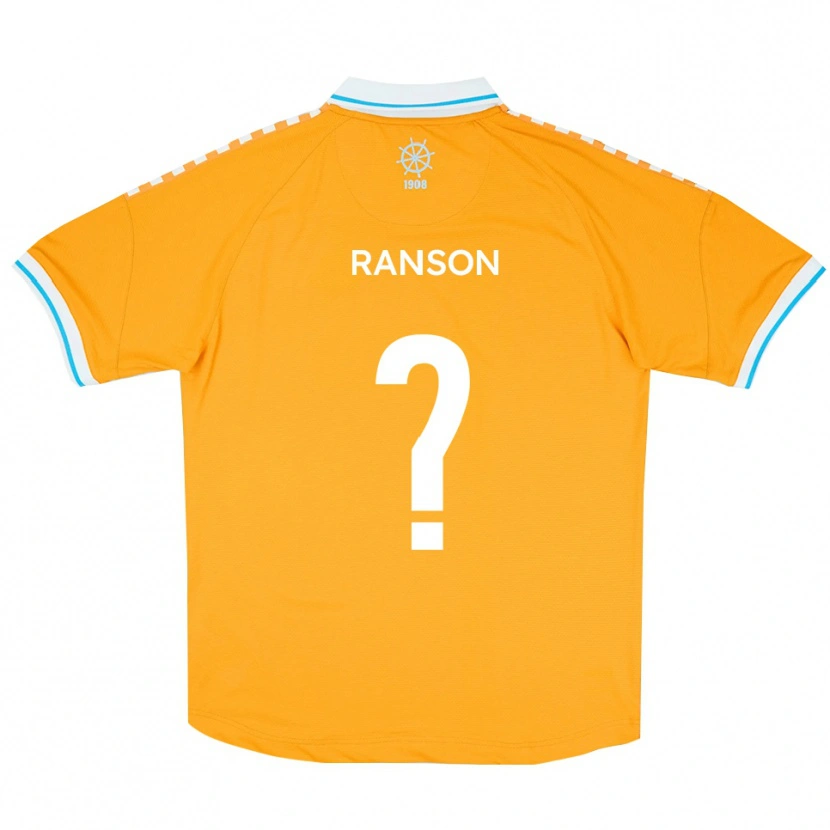 Danxen Kinder Lauren Ranson #0 Gelb Blau Auswärtstrikot Trikot 2025/26 T-Shirt