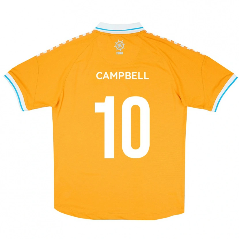 Danxen Kinder Adam Campbell #10 Gelb Blau Auswärtstrikot Trikot 2025/26 T-Shirt