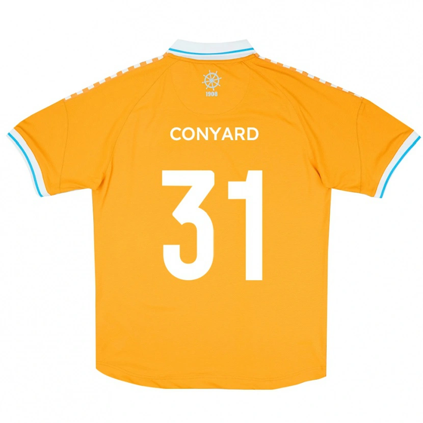 Danxen Kinder Harry Conyard #31 Gelb Blau Auswärtstrikot Trikot 2025/26 T-Shirt
