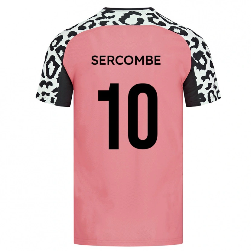 Danxen Kinder Liam Sercombe #10 Pink Schwarz Auswärtstrikot Trikot 2025/26 T-Shirt