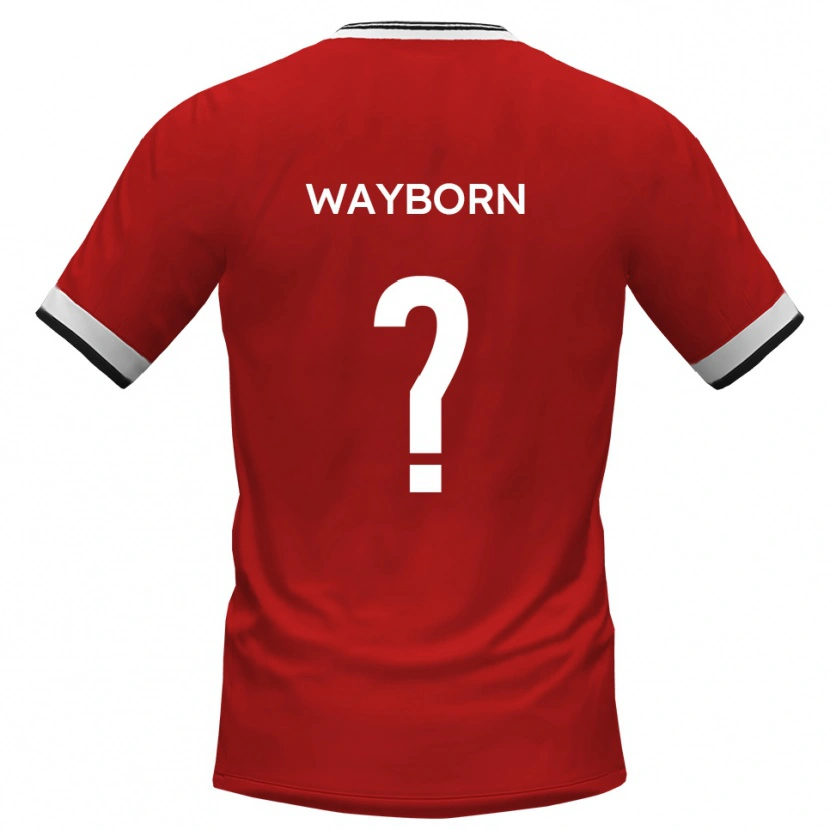 Danxen Kinder Luke Wayborn #0 Weiß Schwarz Auswärtstrikot Trikot 2025/26 T-Shirt