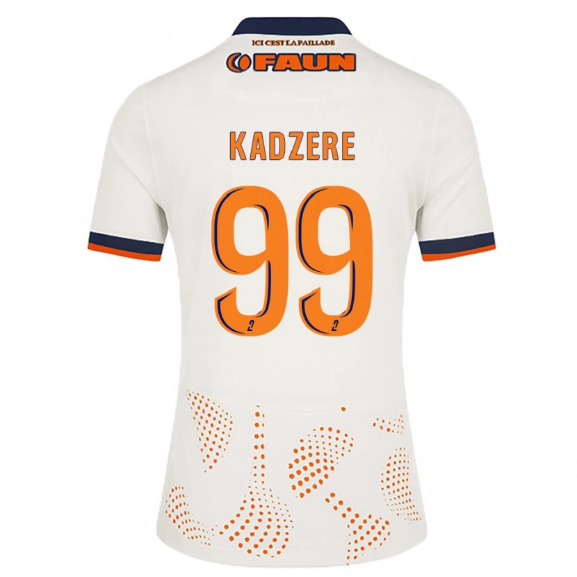 Danxen Kinder Rose Kadzere #99 Weiß Orange Auswärtstrikot Trikot 2025/26 T-Shirt