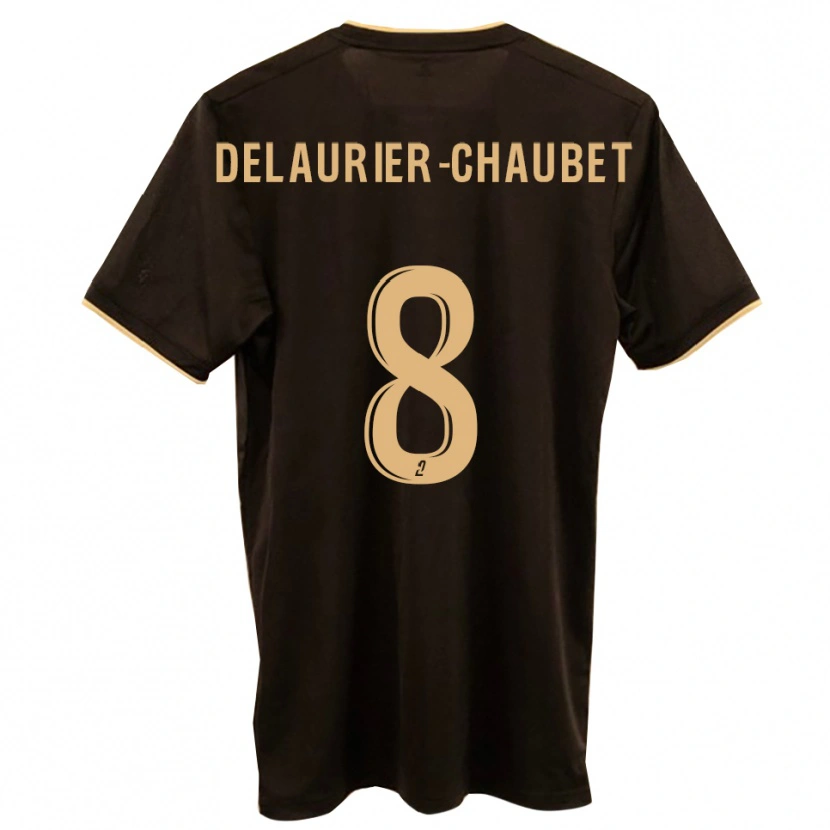 Danxen Kinder Tom Delaurier-Chaubet #8 Blau Rot Auswärtstrikot Trikot 2025/26 T-Shirt