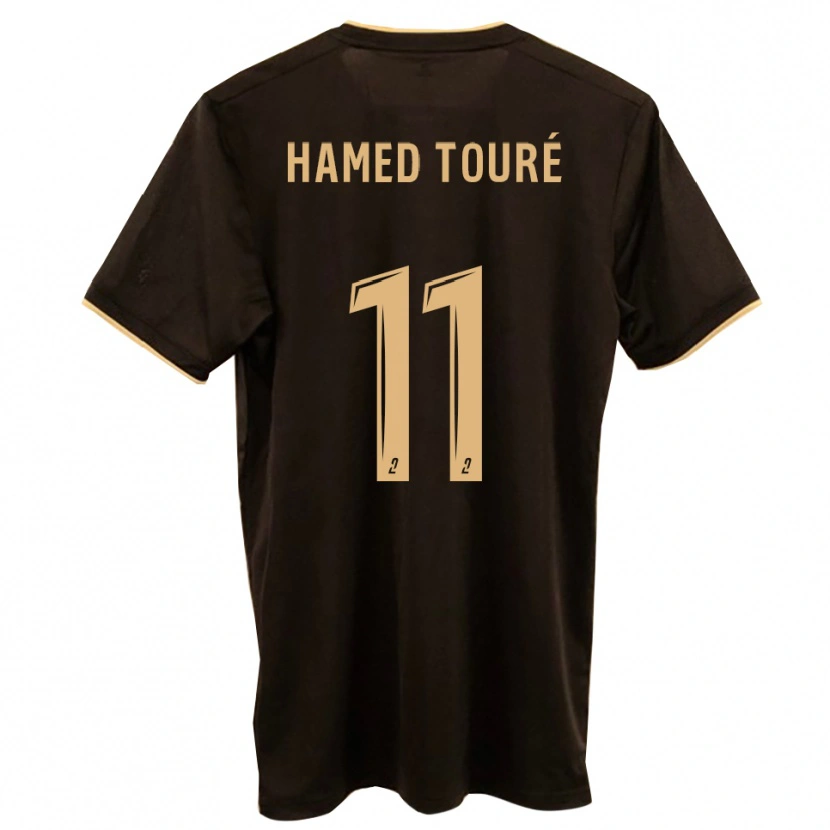 Danxen Kinder Ben Hamed Touré #11 Blau Rot Auswärtstrikot Trikot 2025/26 T-Shirt