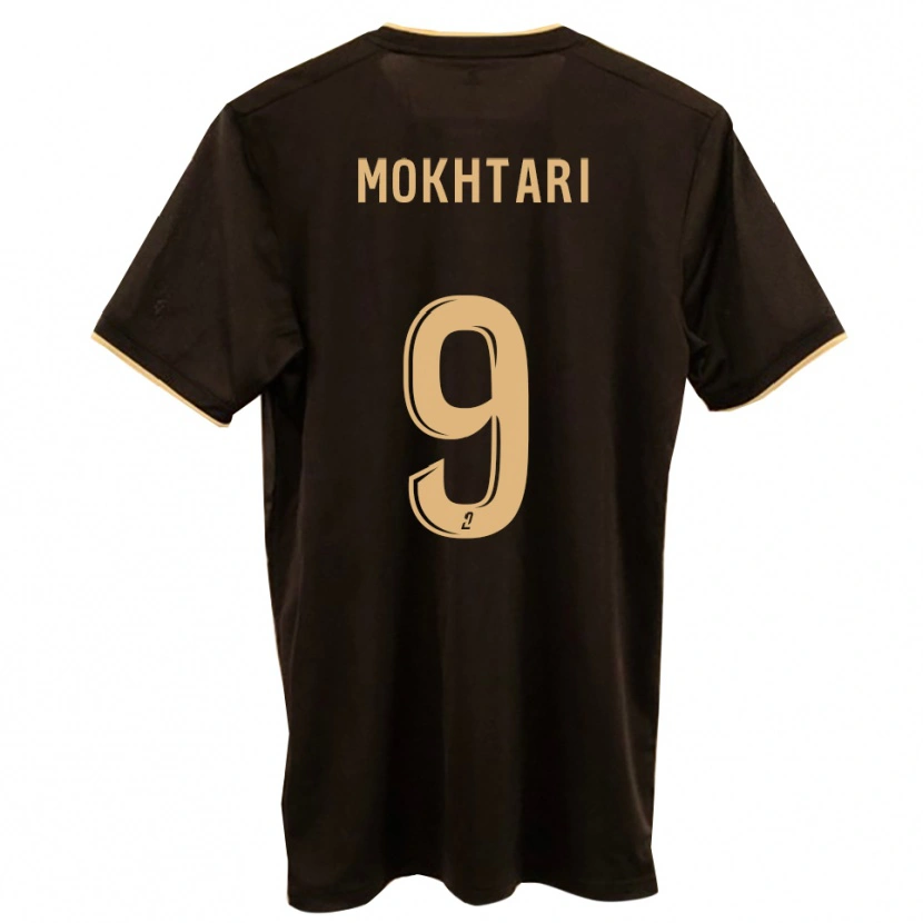 Danxen Kinder Noa Mokhtari #9 Blau Rot Auswärtstrikot Trikot 2025/26 T-Shirt