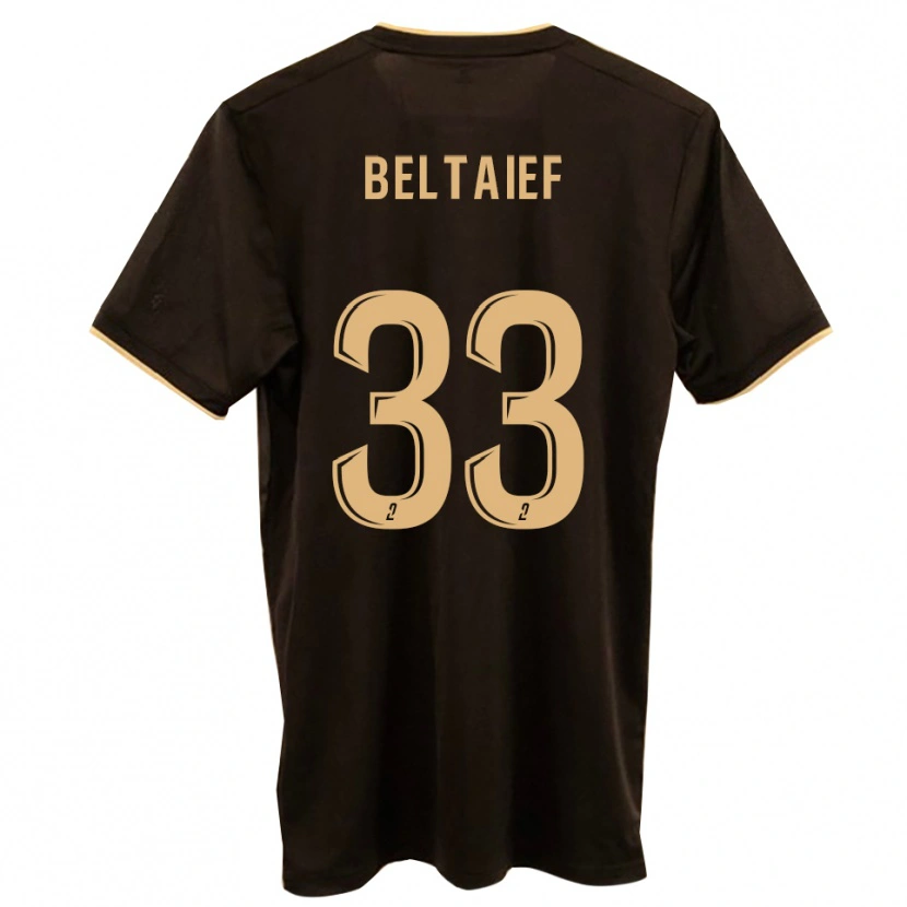 Danxen Kinder Zyed Beltaief #33 Blau Rot Auswärtstrikot Trikot 2025/26 T-Shirt