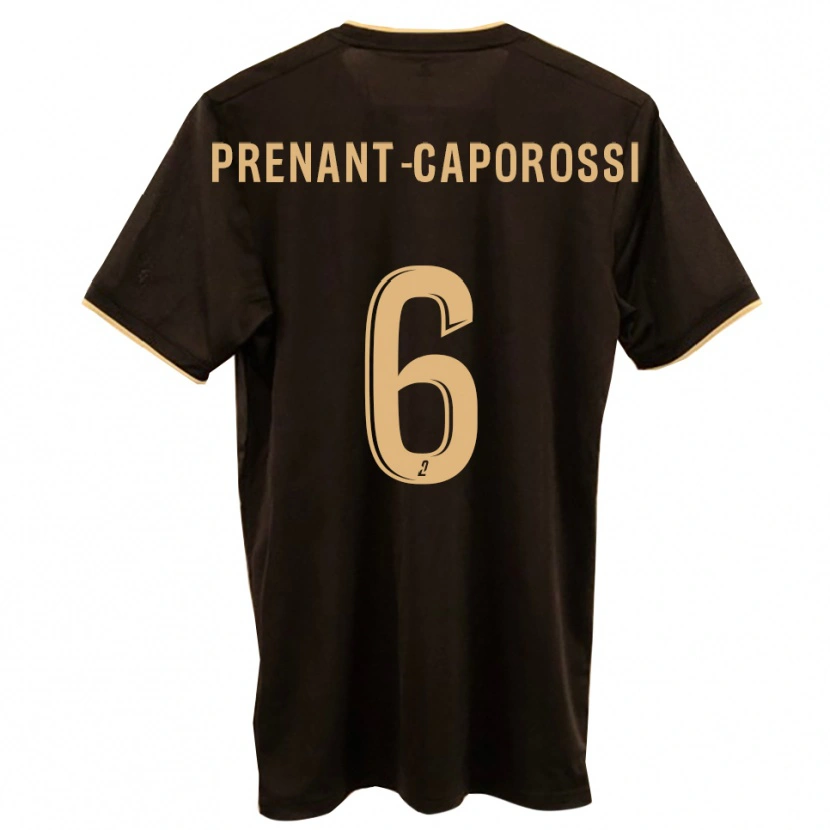 Danxen Kinder Valentin Prenant-Caporossi #6 Blau Rot Auswärtstrikot Trikot 2025/26 T-Shirt