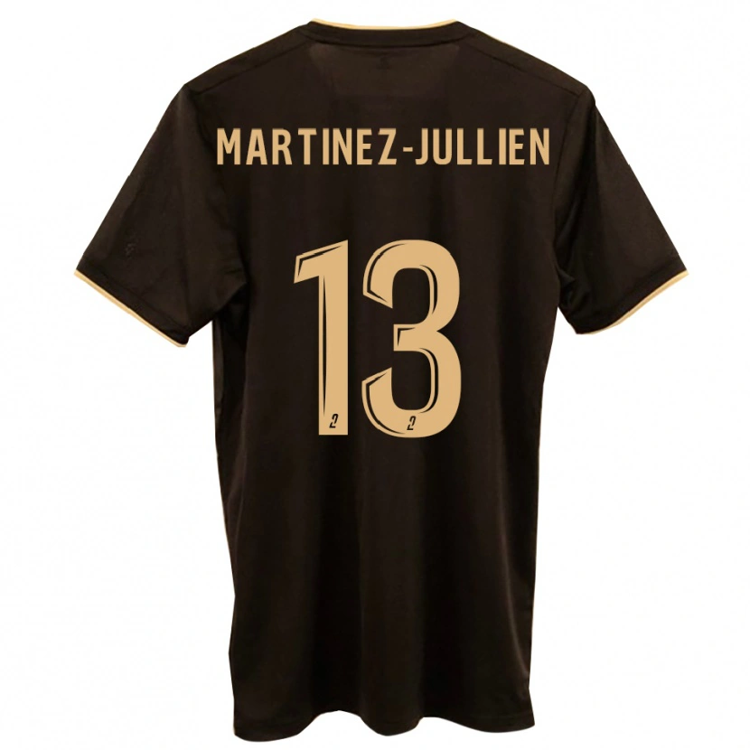 Danxen Kinder Owen Martinez-Jullien #13 Blau Rot Auswärtstrikot Trikot 2025/26 T-Shirt