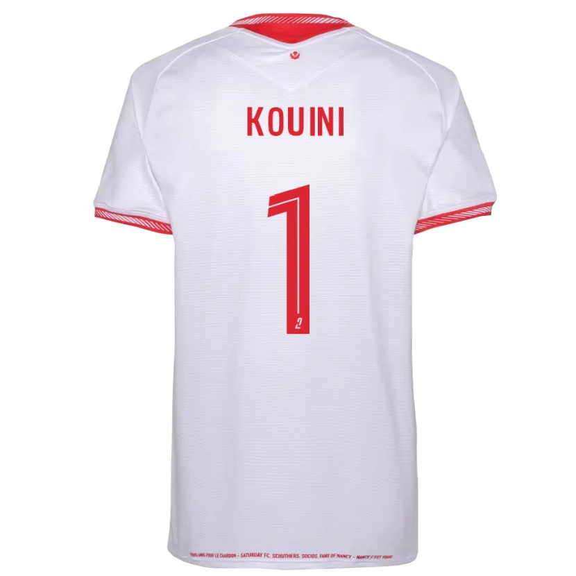 Danxen Kinder Yanis Kouini #1 Schwarz Rot Auswärtstrikot Trikot 2025/26 T-Shirt