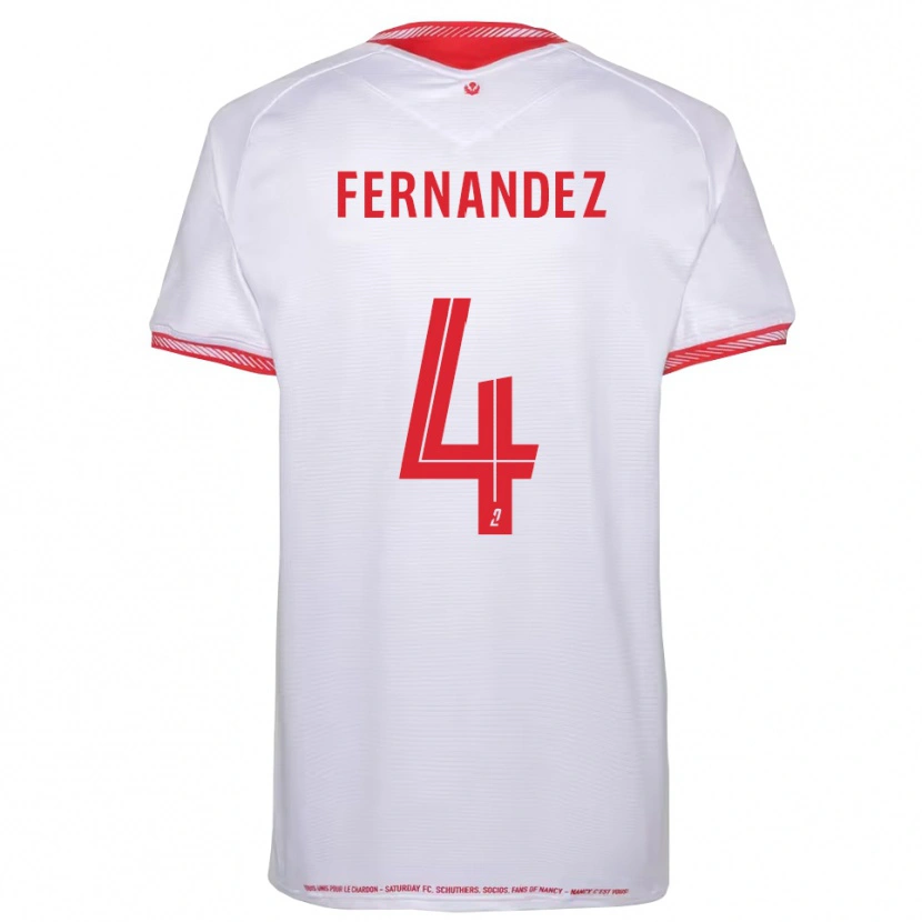 Danxen Kinder Nehemiah Fernandez #4 Schwarz Rot Auswärtstrikot Trikot 2025/26 T-Shirt