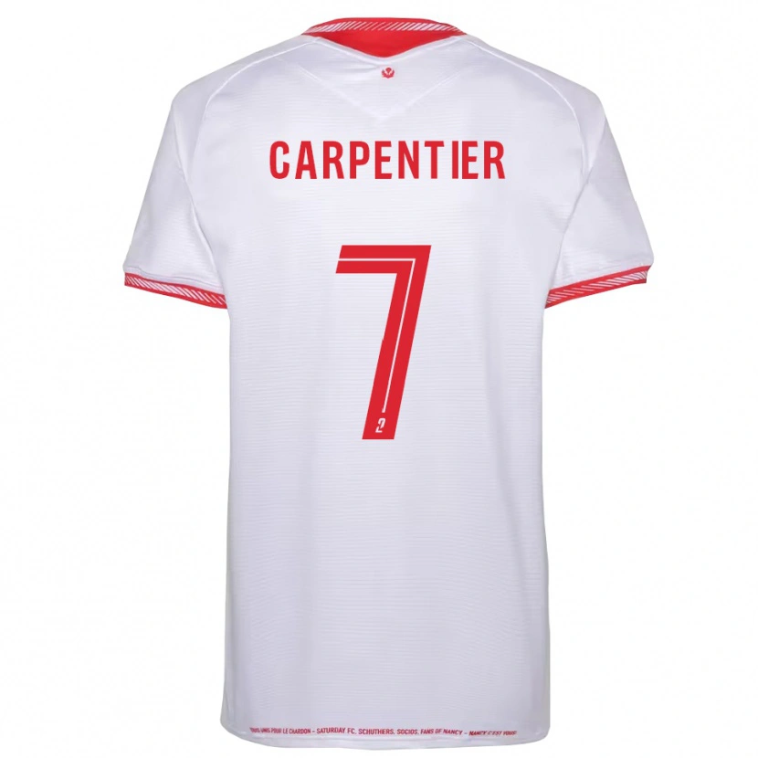 Danxen Kinder Quentin Carpentier #7 Schwarz Rot Auswärtstrikot Trikot 2025/26 T-Shirt