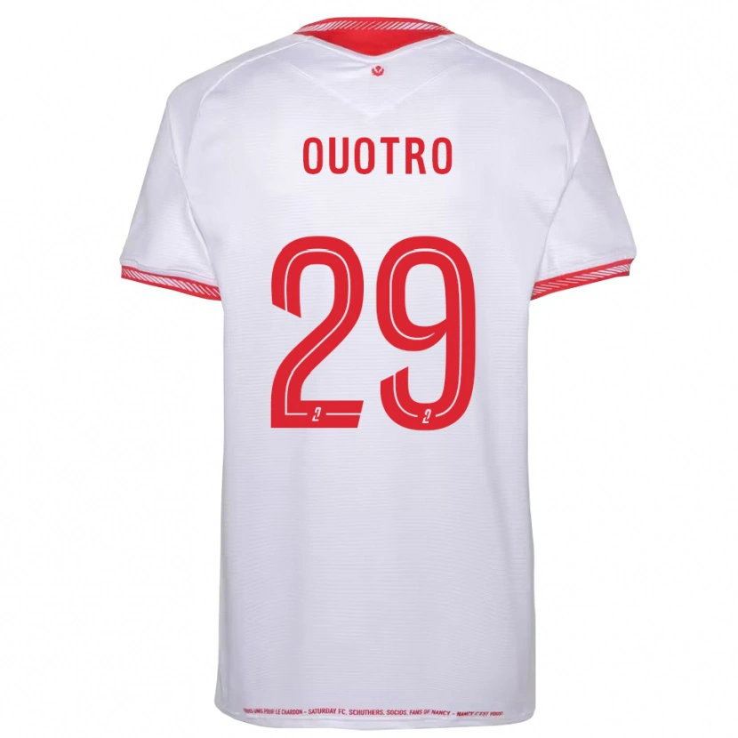 Danxen Kinder Patrick Ouotro #29 Schwarz Rot Auswärtstrikot Trikot 2025/26 T-Shirt