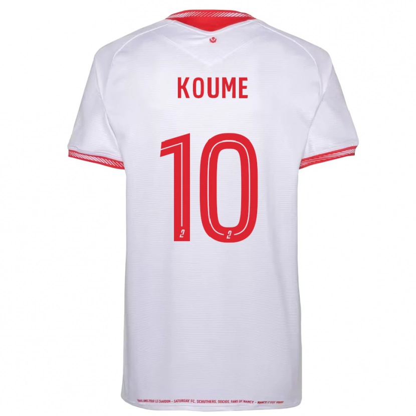 Danxen Kinder Mamoudou Koume #10 Schwarz Rot Auswärtstrikot Trikot 2025/26 T-Shirt