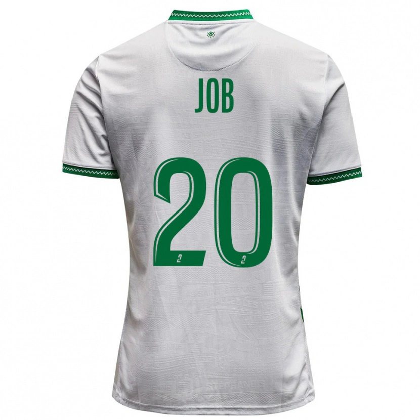 Danxen Kinder Taëryne Job #20 Weiß Grün Auswärtstrikot Trikot 2025/26 T-Shirt
