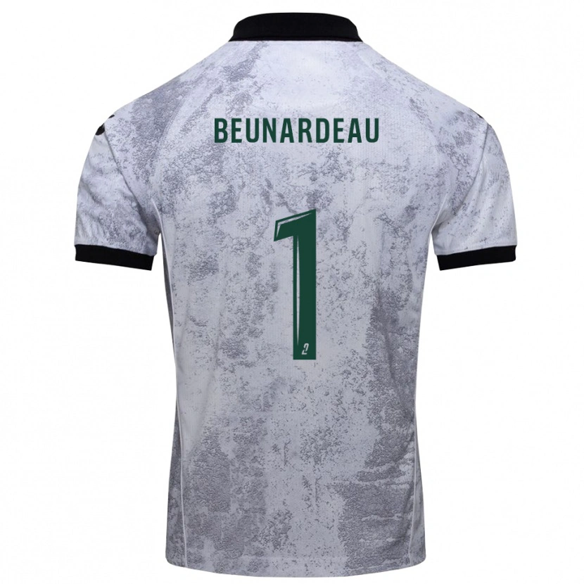 Danxen Kinder Quentin Beunardeau #1 Weiß Schwarz Auswärtstrikot Trikot 2025/26 T-Shirt