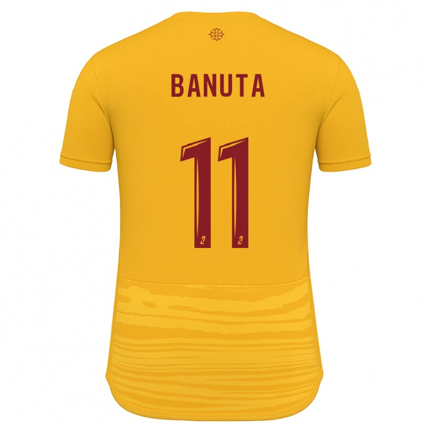 Danxen Kinder Anna Banuta #11 Orange Burgunder Auswärtstrikot Trikot 2025/26 T-Shirt
