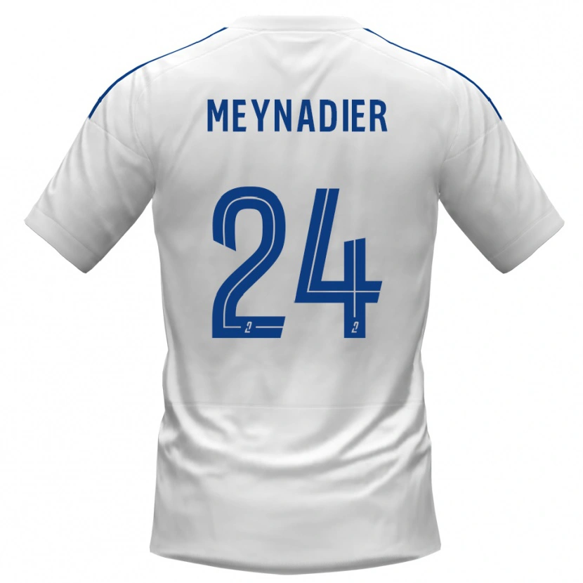 Danxen Kinder Tom Meynadier #24 Weiß Blau Auswärtstrikot Trikot 2025/26 T-Shirt