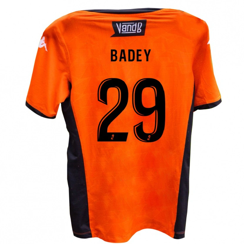 Danxen Kinder Ange Badey #29 Weiß Schwarz Auswärtstrikot Trikot 2025/26 T-Shirt