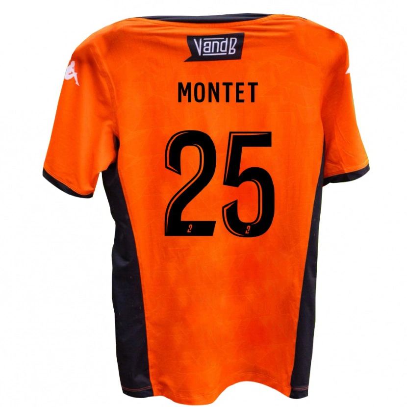 Danxen Kinder Enzo Montet #25 Weiß Schwarz Auswärtstrikot Trikot 2025/26 T-Shirt