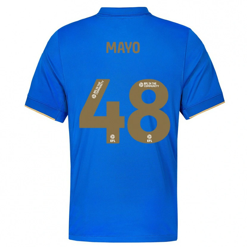 Danxen Herren Bradley Mayo #48 Blau Gold Heimtrikot Trikot 2025/26 T-Shirt