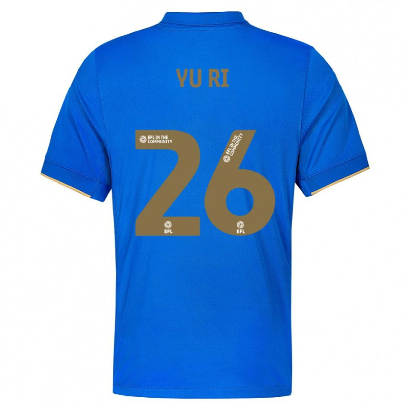 Danxen Herren Choe Yu-Ri #26 Blau Gold Heimtrikot Trikot 2025/26 T-Shirt