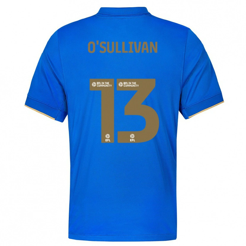 Danxen Herren William O'sullivan #13 Blau Gold Heimtrikot Trikot 2025/26 T-Shirt