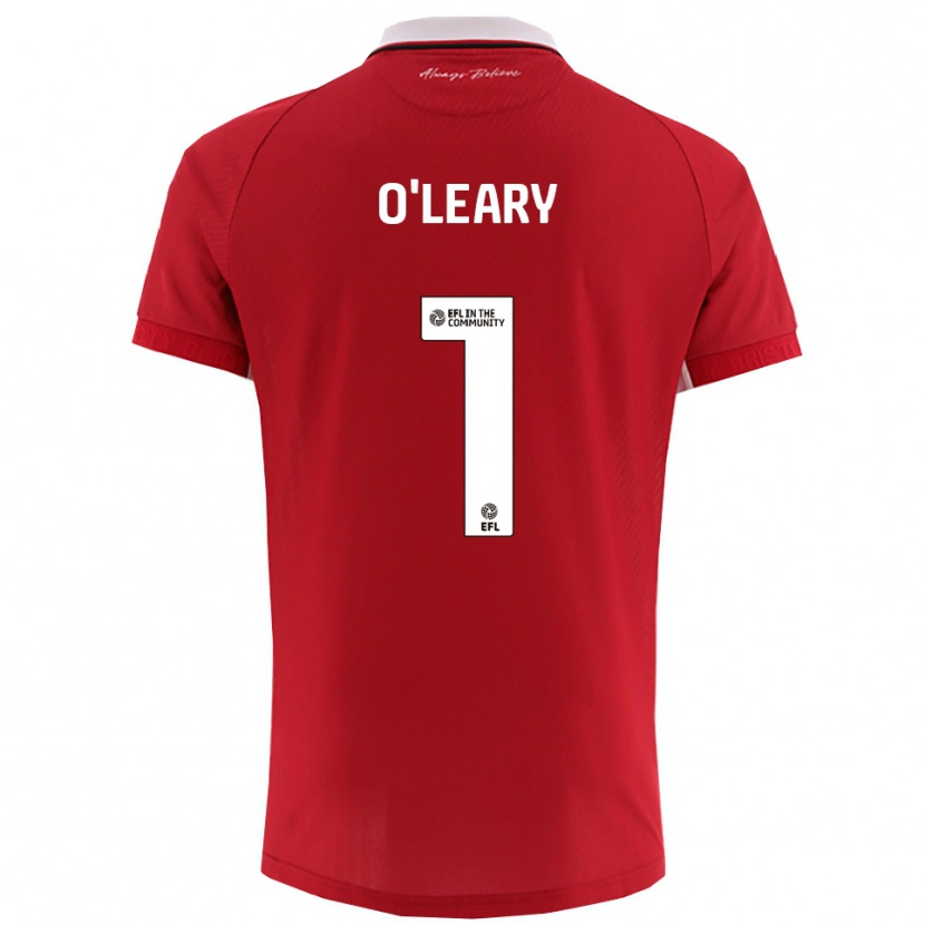 Danxen Herren Max O'leary #1 Rot Weiß Heimtrikot Trikot 2025/26 T-Shirt