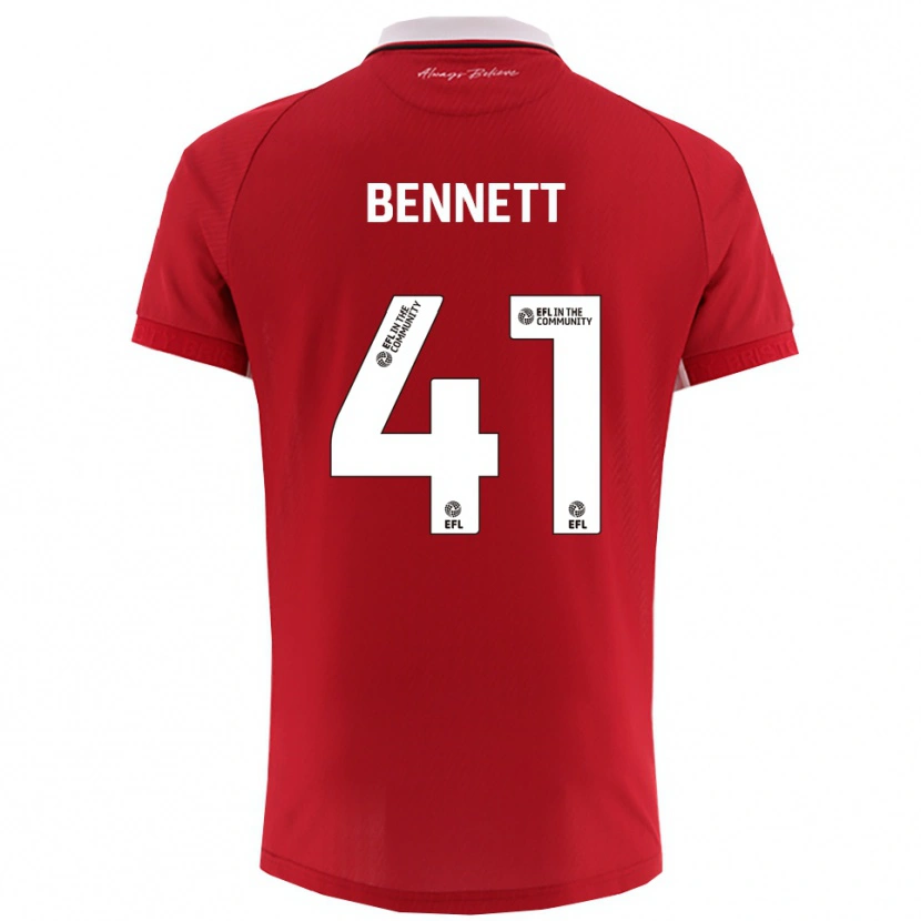 Danxen Herren Harley Bennett #41 Rot Weiß Heimtrikot Trikot 2025/26 T-Shirt