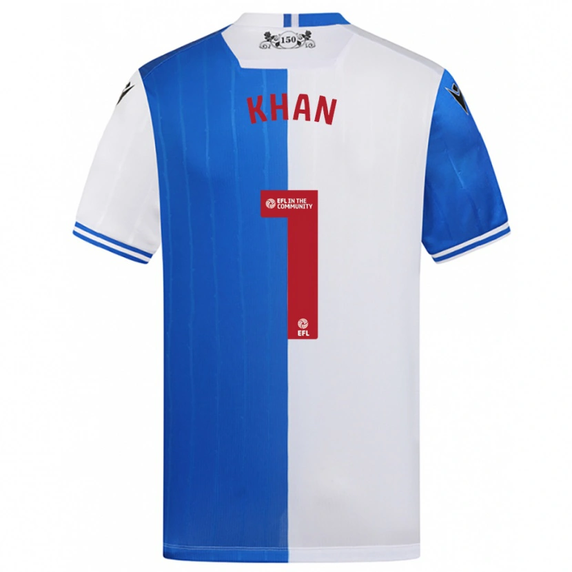 Danxen Herren Adam Khan #1 Blau Weiß Heimtrikot Trikot 2025/26 T-Shirt