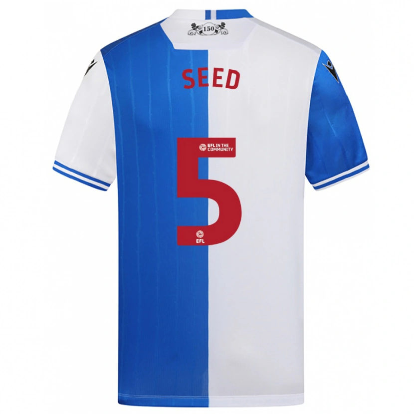 Danxen Herren Helen Seed #5 Blau Weiß Heimtrikot Trikot 2025/26 T-Shirt