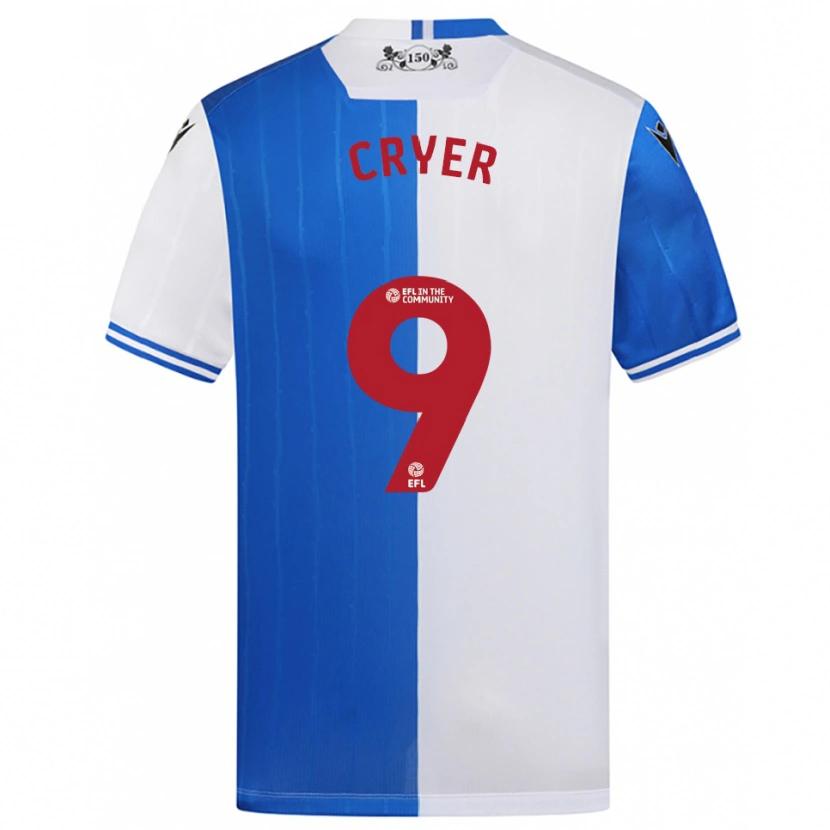 Danxen Herren Tom Cryer #9 Blau Weiß Heimtrikot Trikot 2025/26 T-Shirt