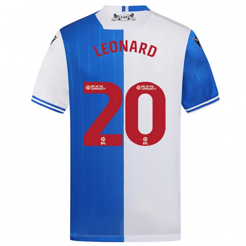 Danxen Herren Harry Leonard #20 Blau Weiß Heimtrikot Trikot 2025/26 T-Shirt
