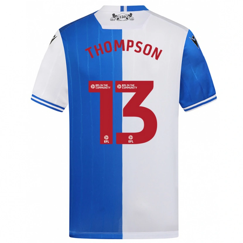 Danxen Herren Luke Thompson #13 Blau Weiß Heimtrikot Trikot 2025/26 T-Shirt