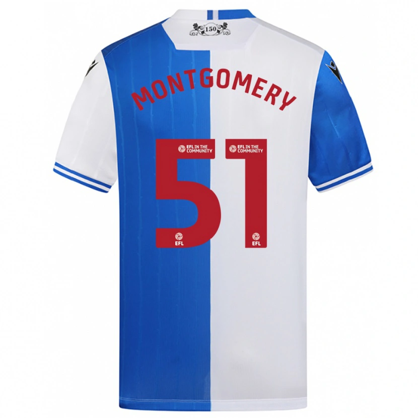 Danxen Herren Kristi Montgomery #51 Blau Weiß Heimtrikot Trikot 2025/26 T-Shirt
