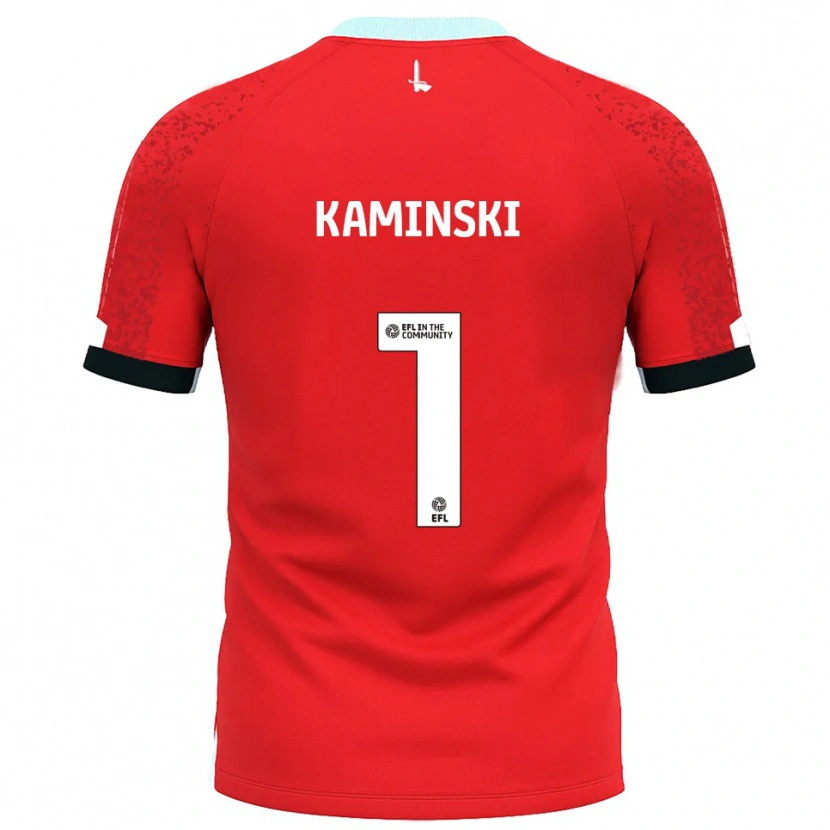 Danxen Herren Thomas Kaminski #1 Rot Weiß Heimtrikot Trikot 2025/26 T-Shirt