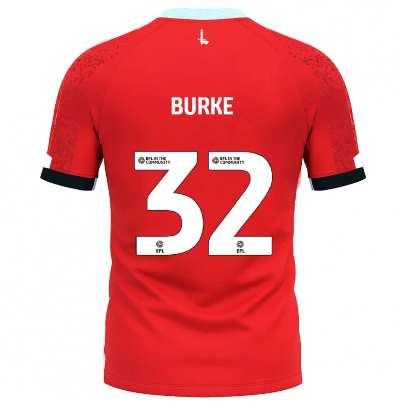 Danxen Herren Reece Burke #32 Rot Weiß Heimtrikot Trikot 2025/26 T-Shirt