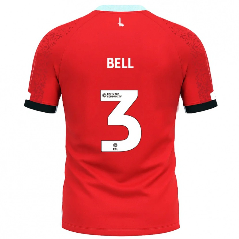 Danxen Herren Amari'i Bell #3 Rot Weiß Heimtrikot Trikot 2025/26 T-Shirt