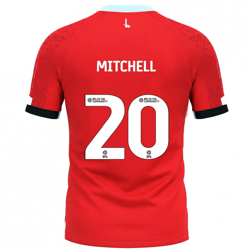 Danxen Herren Zach Mitchell #20 Rot Weiß Heimtrikot Trikot 2025/26 T-Shirt