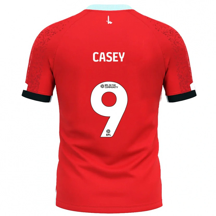 Danxen Herren Patrick Casey #9 Rot Weiß Heimtrikot Trikot 2025/26 T-Shirt
