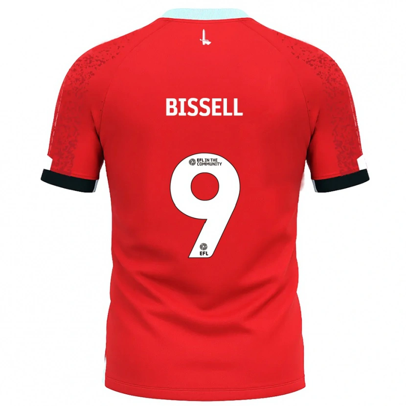 Danxen Herren Emma Bissell #9 Rot Weiß Heimtrikot Trikot 2025/26 T-Shirt