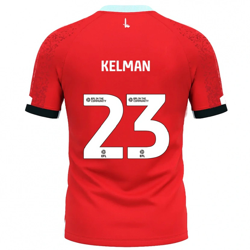 Danxen Herren Charlie Kelman #23 Rot Weiß Heimtrikot Trikot 2025/26 T-Shirt