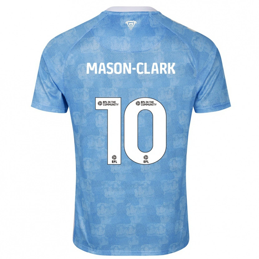 Danxen Herren Ephron Mason-Clark #10 Himmelblau Weiß Heimtrikot Trikot 2025/26 T-Shirt