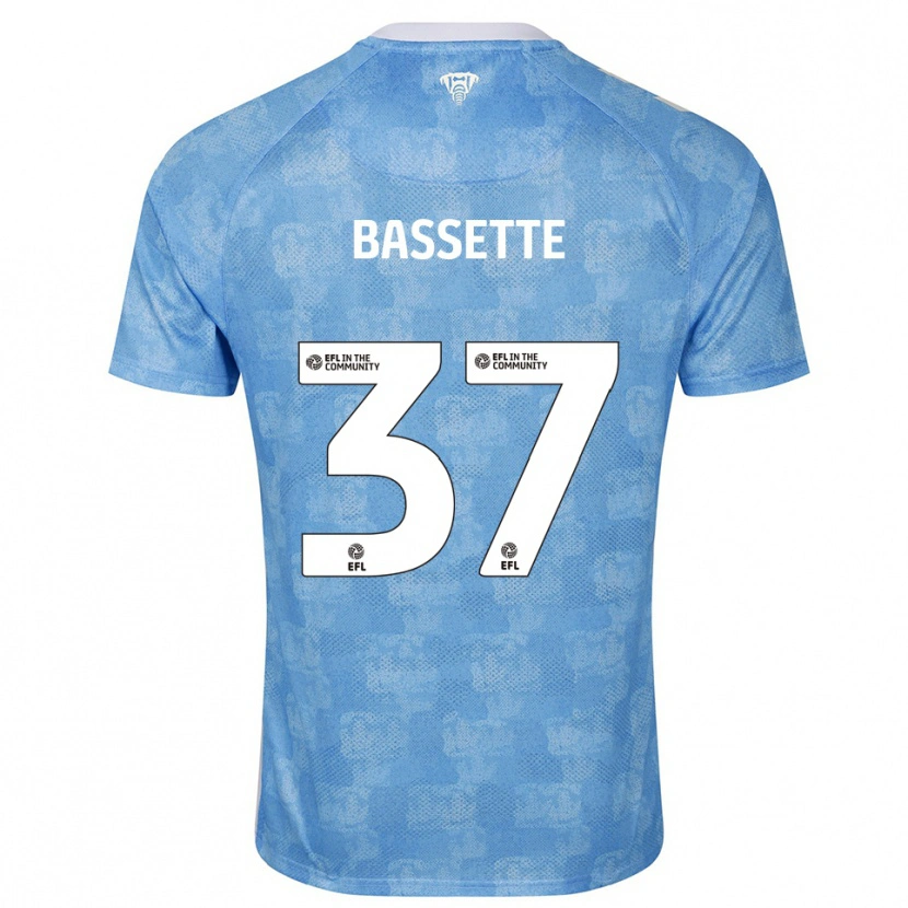 Danxen Herren Norman Bassette #37 Himmelblau Weiß Heimtrikot Trikot 2025/26 T-Shirt